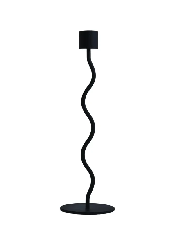 Store Curved Candleholder Black Candlesticks & Candle Holders