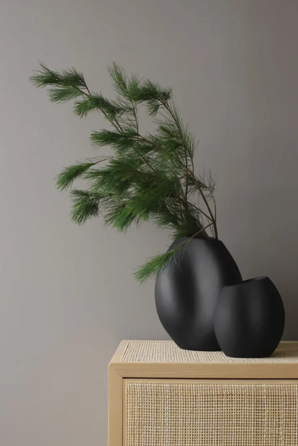 Best Sale Lee Vase Black 18cm Vases