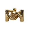 Best Lykke Three Gold Candlesticks & Candle Holders