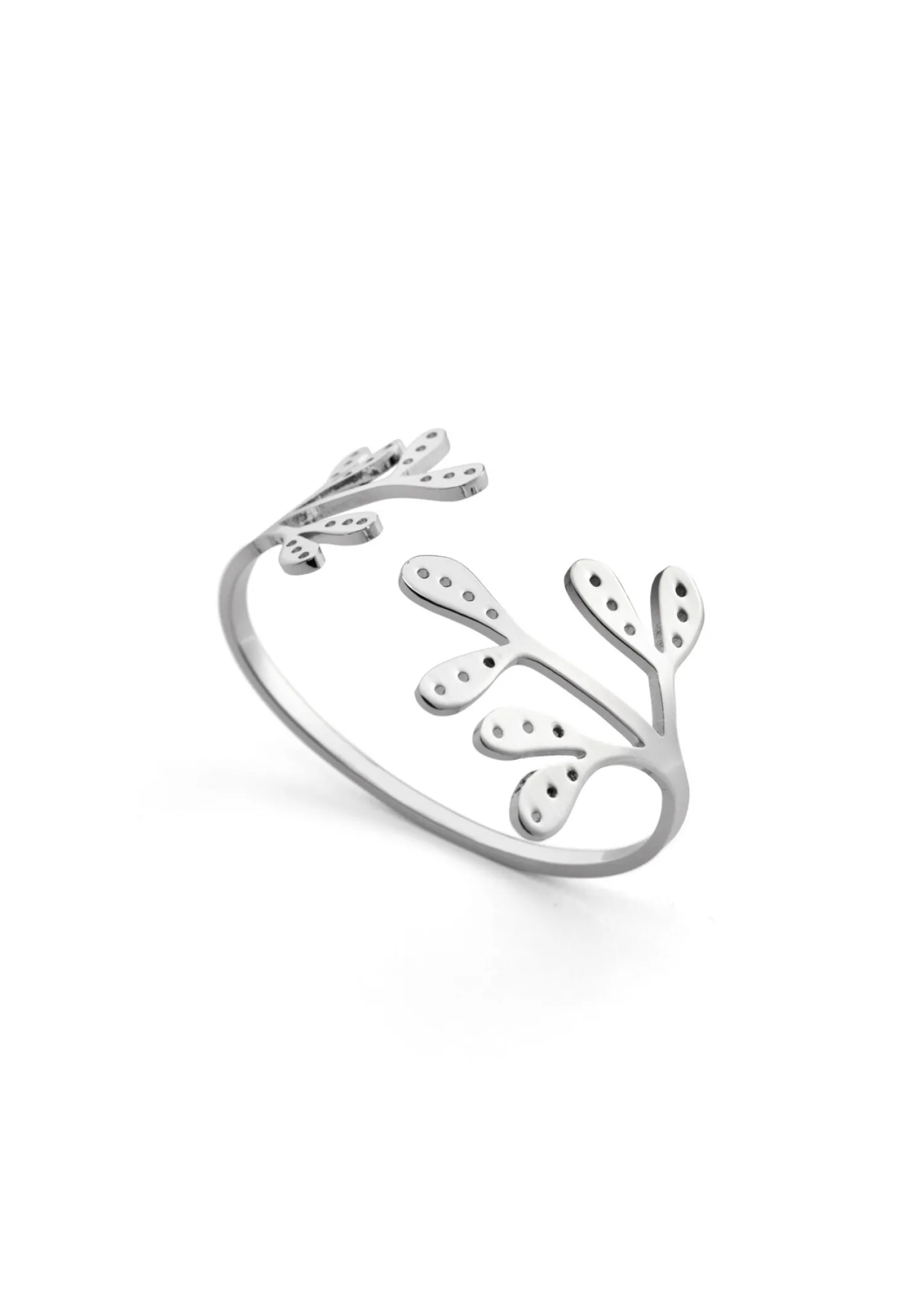 mistletoe_napkin_ring_stainless_steel_pc_0.webp Cheap Mistletoe Napkin Ring Stainless Steel 2pc Seasonal