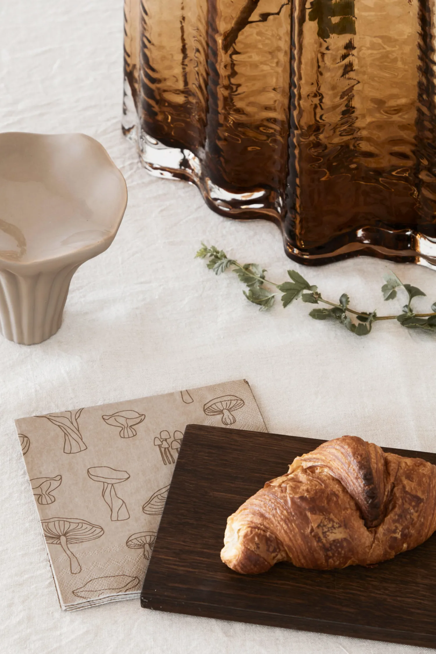 napkin_fungi_sand__hazelnut_1.webp Clearance Napkin Fungi Sand / Hazelnut Napkins