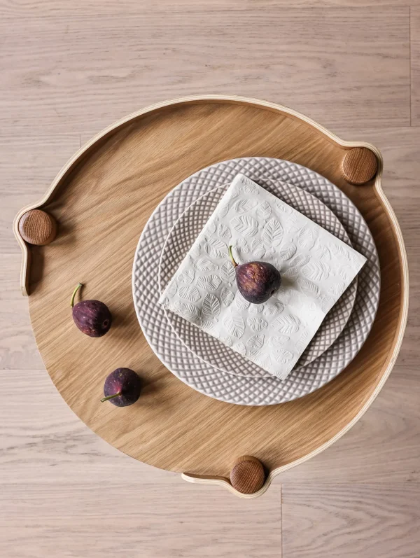 Sale Napkin Leaf Embossed Shell Napkins