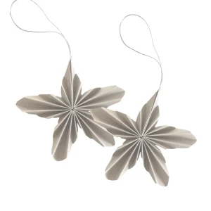 Sale Paper Stars Natural (2 pcs) Seasonal
