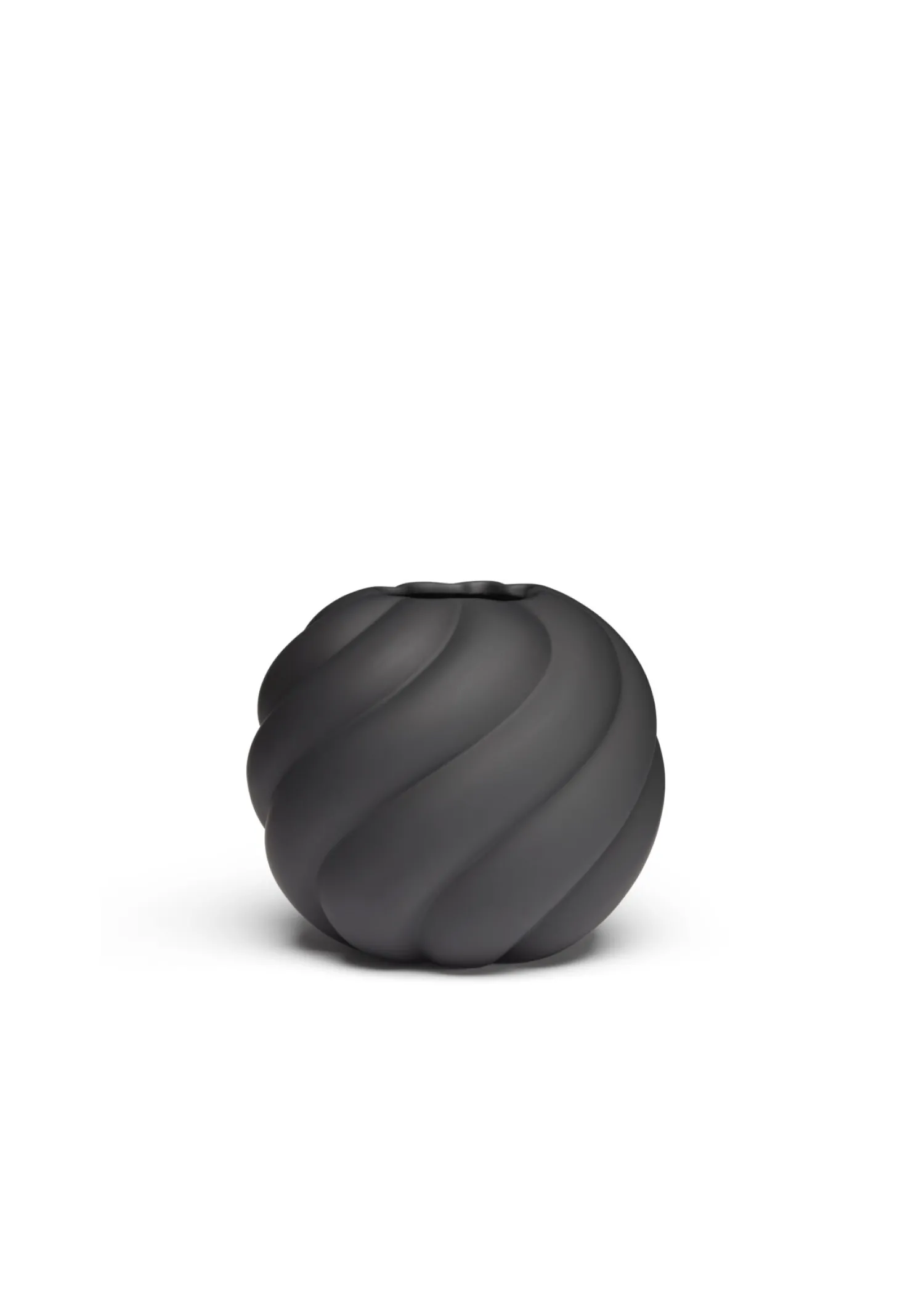 twist_ball_vase_cm_black_0-1.webp Shop Twist Ball vase 12cm Black Vases