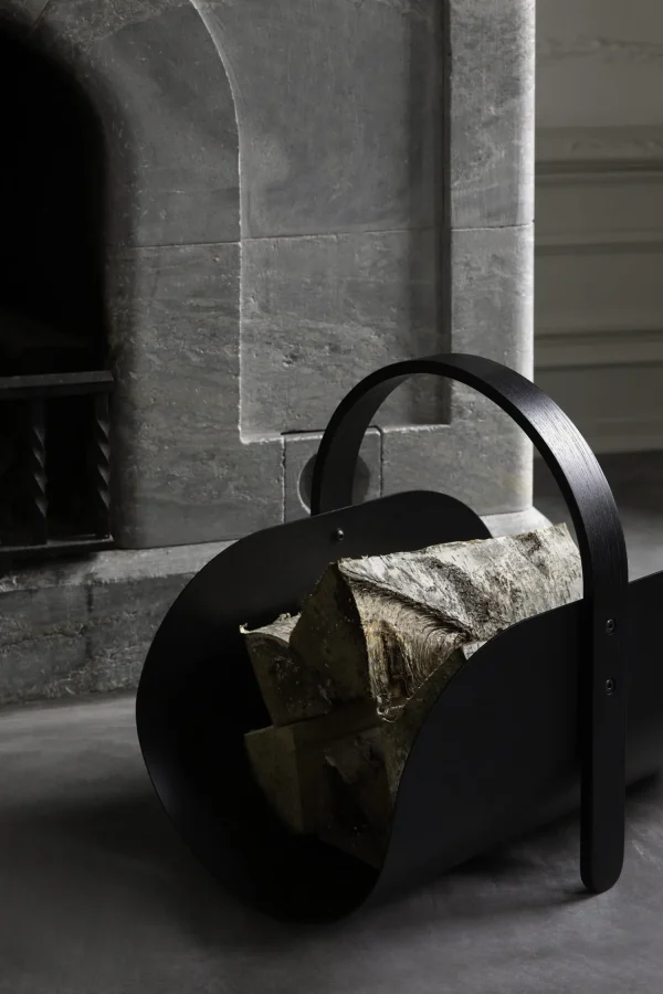 Sale Woody Basket Black Stained Oak Furniture